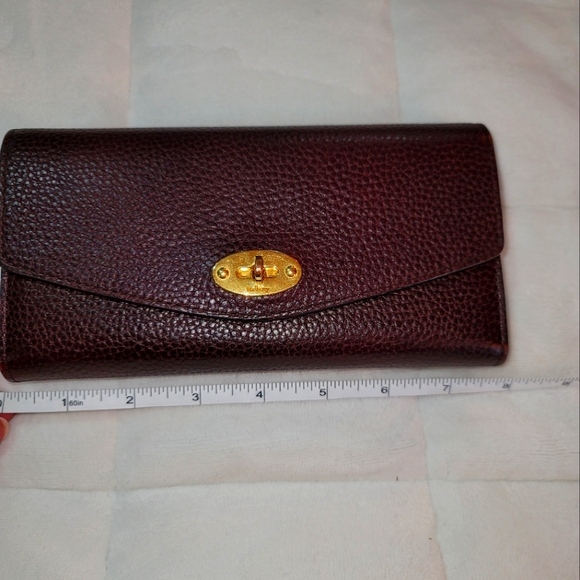Mulberry turn lock continental wallet oxblood - Picture 9 of 10
